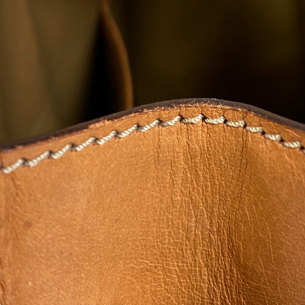 Celine Macadam Pattern Turnlock Canvas Handbag Br… - image 5